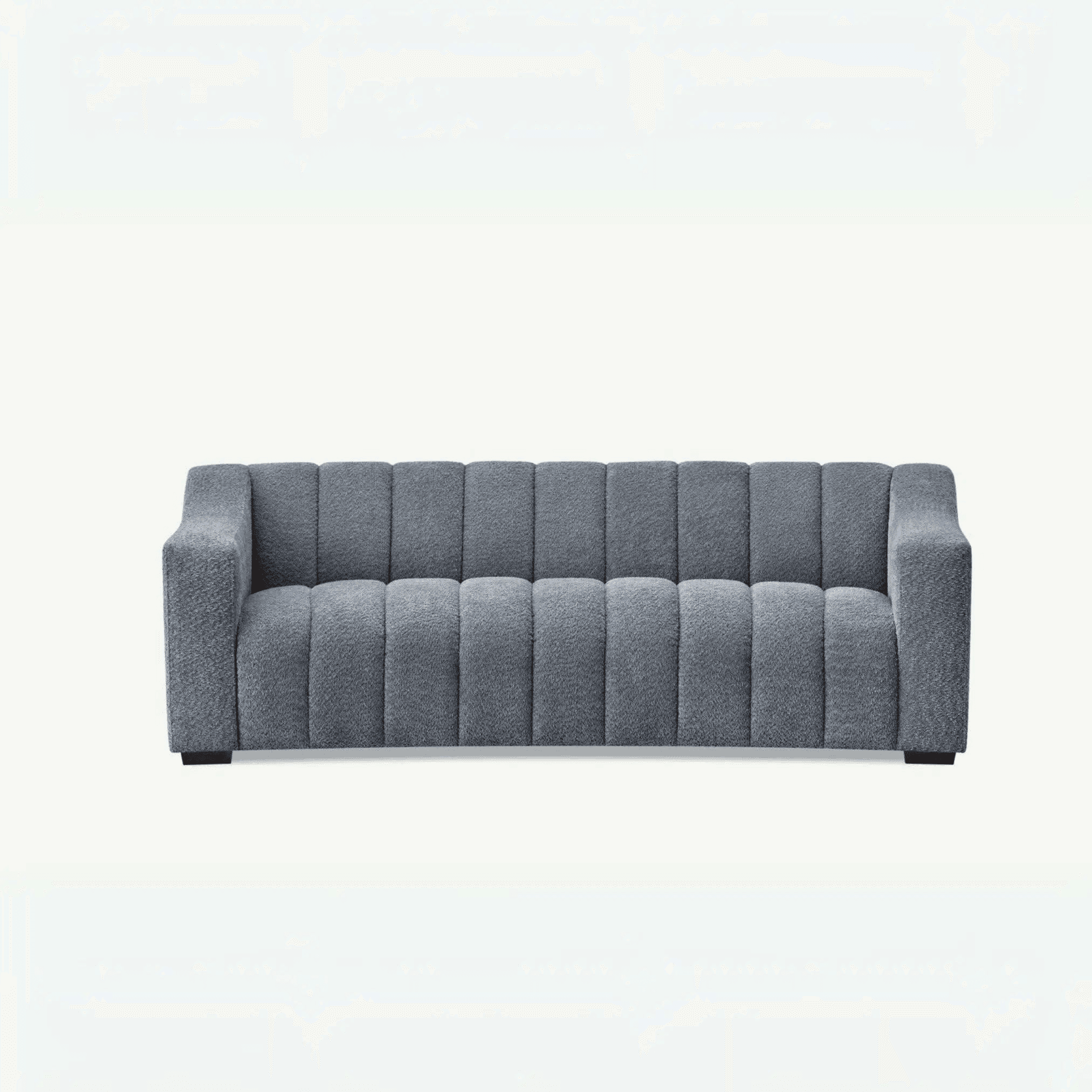 Aluxo Astoria 3 Seater Sofa in Iron Boucle Fabric