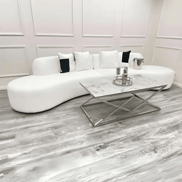 Miami Curved Cinema Boucle Sofa