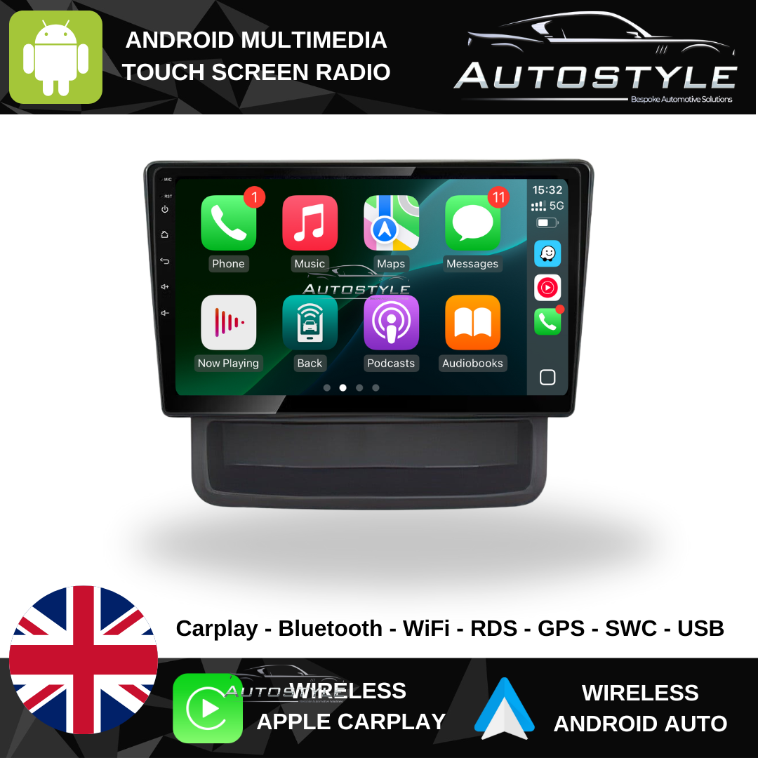 Vauxhall Opel Vivaro Renault Trafic Apple Carplay / Android Auto 10.1" Stereo Upgrade