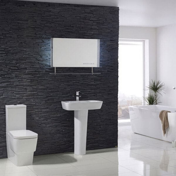 Cubix Close Coupled Toilet with Closed, Flush to Wall Back