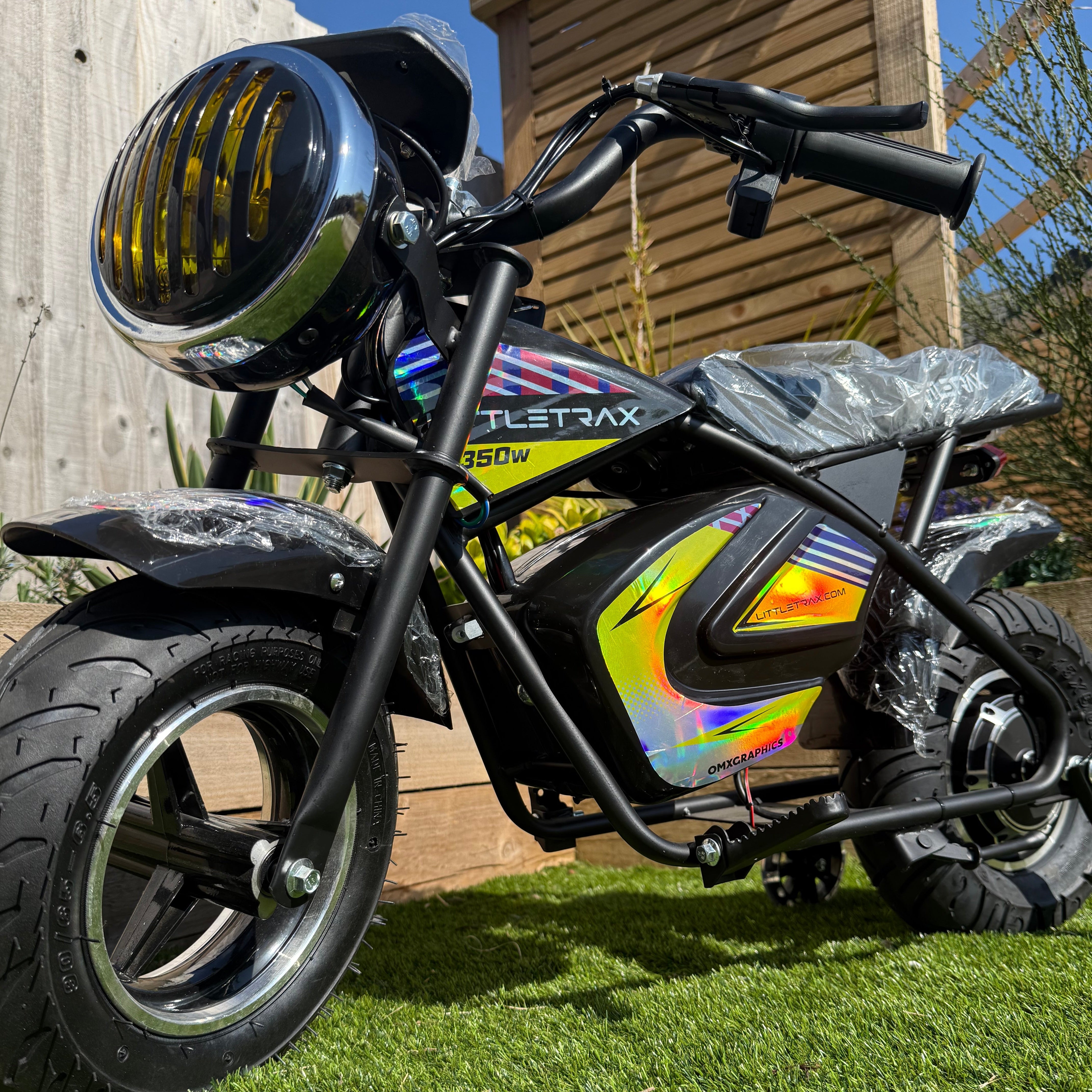 Littletrax 350W Kids Electric Bike – Ages 3 to 12+ ride on motorbike!