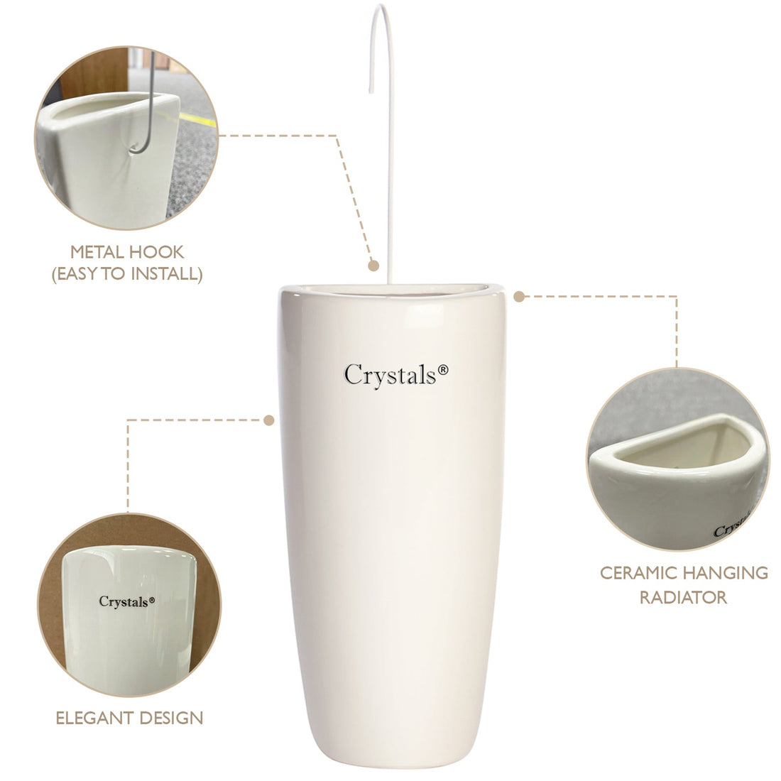 Ceramic Radiator Hanging Humidifier