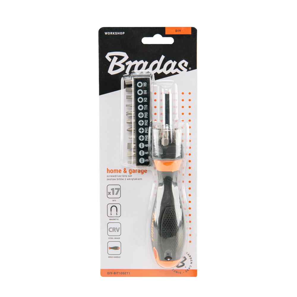 Screwdriver with Multi-Bit Set