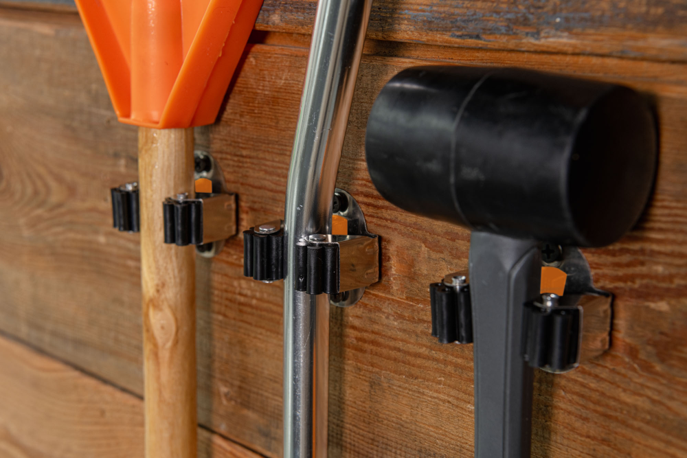 Wall Mount Tool Holder - Roller Grip Design (Single)