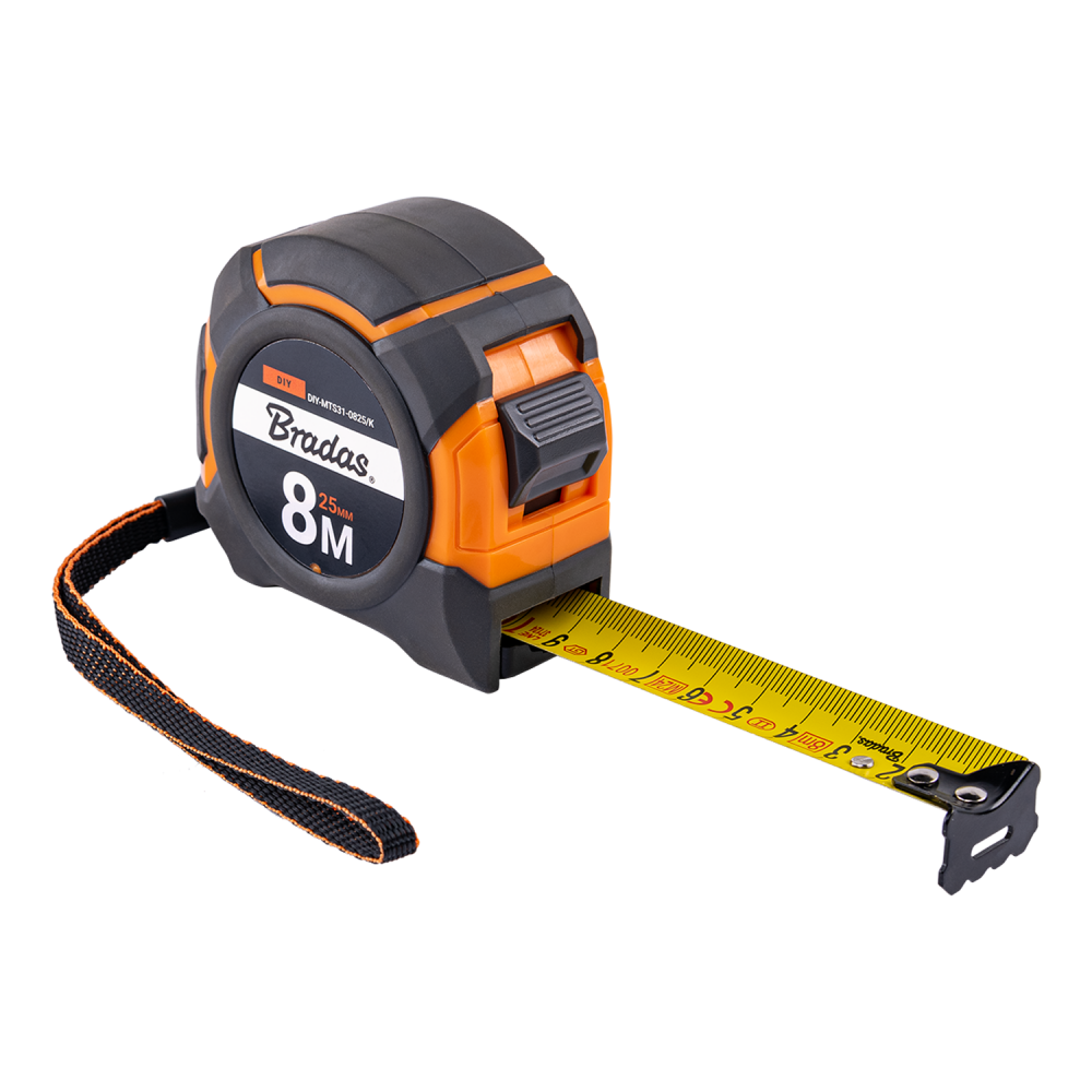Snap Tape Measure 25mm Wide with Belt Clip 5m, 8m or 10m Single or Multipack