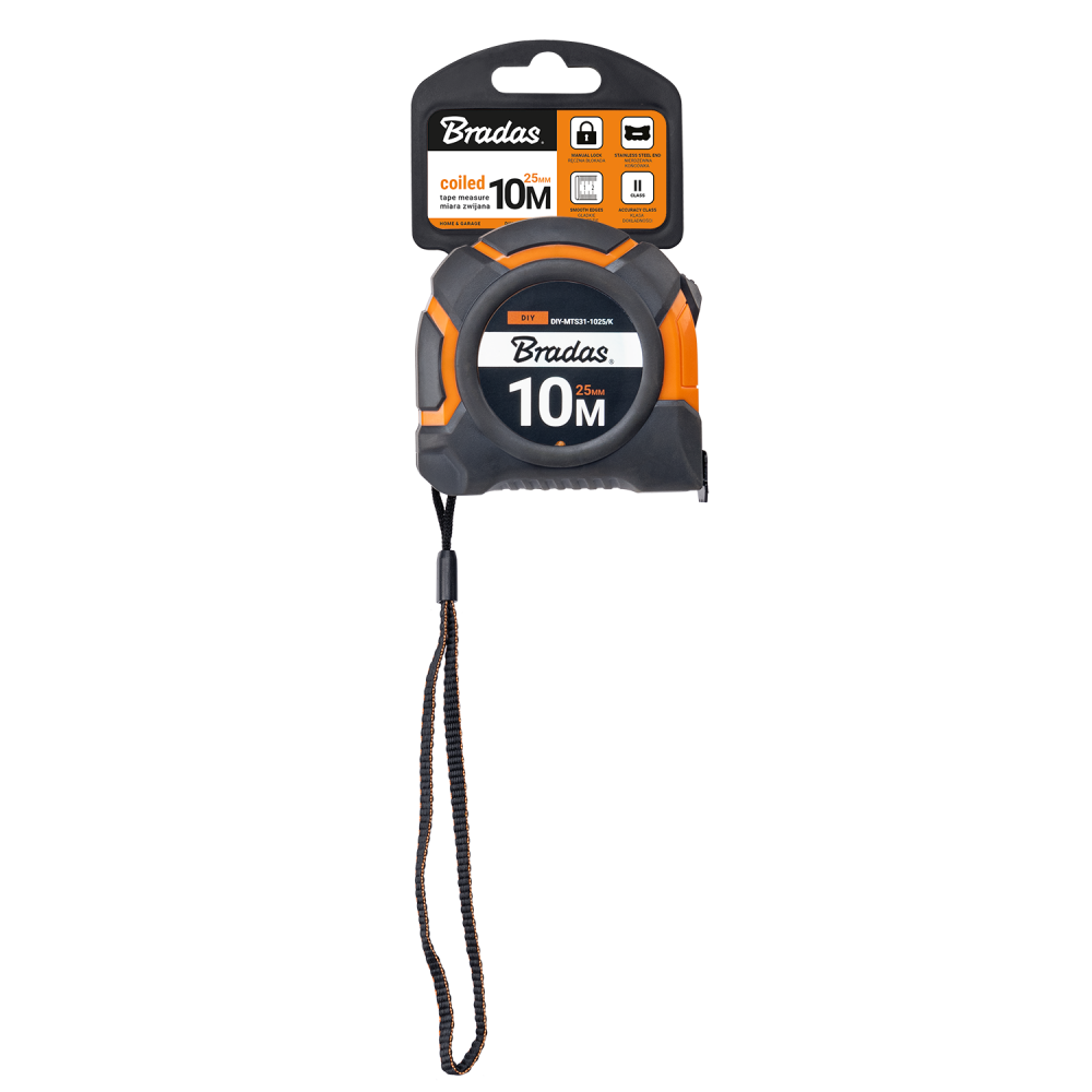 Snap Tape Measure 25mm Wide with Belt Clip 5m, 8m or 10m Single or Multipack