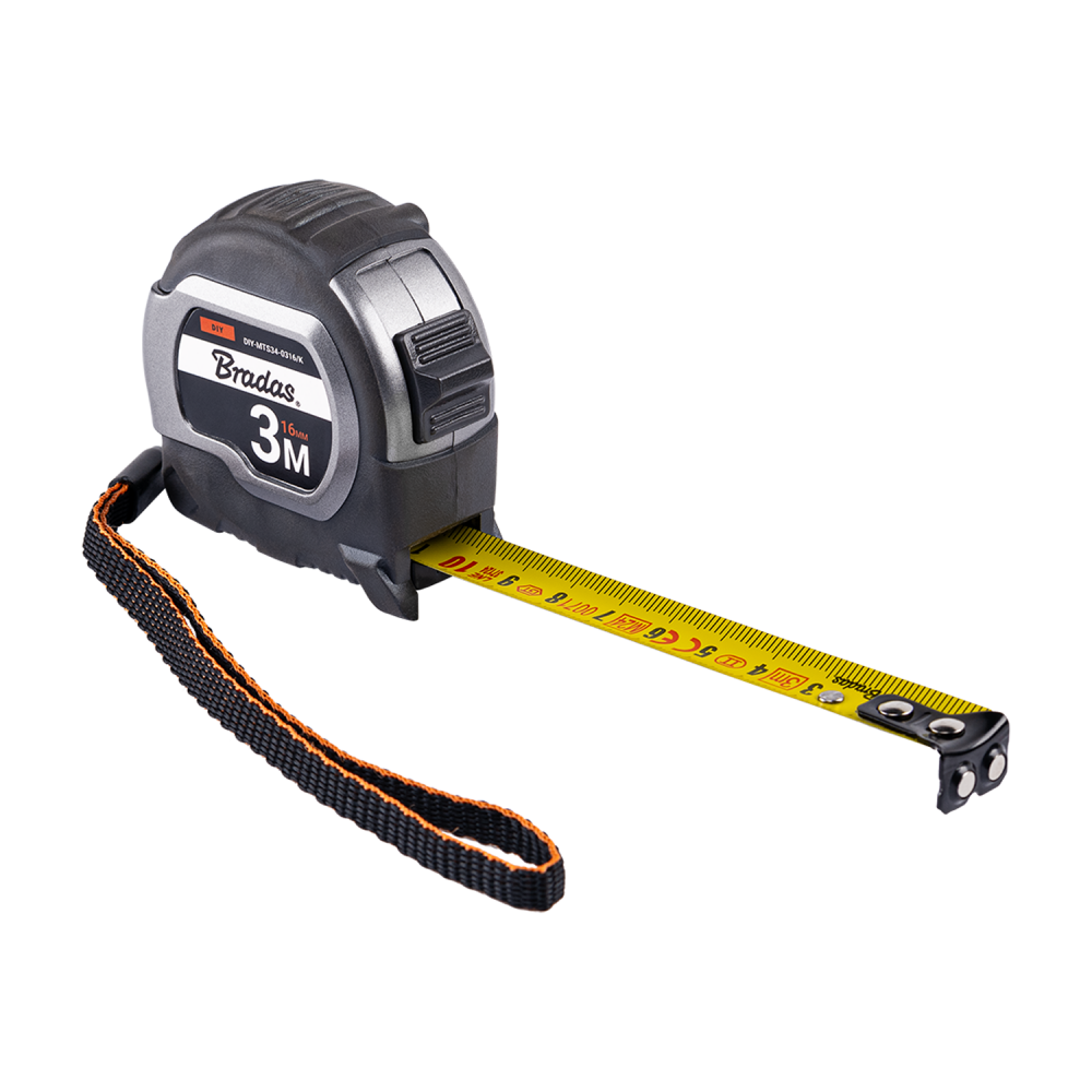 COAL Tape Measure 16mm Wide with Magnetic Tip and Belt Clip (3m)