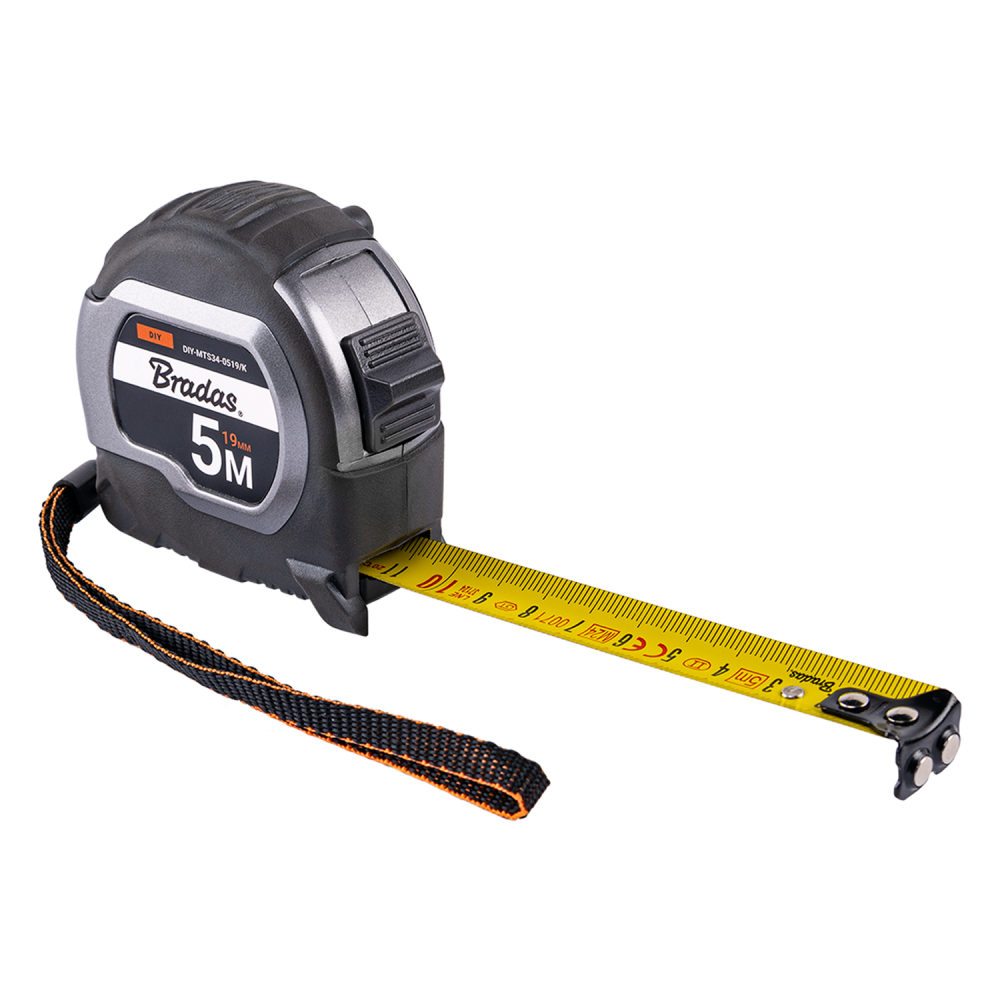 COAL Tape Measure 19mm Wide with Magnetic Tip and Belt Clip (5m)