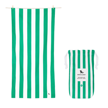 XL Cancun Green Beach Towel