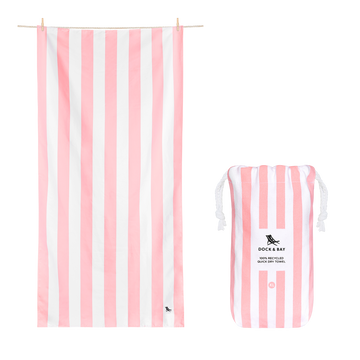 XL Malibu Pink Beach Towel