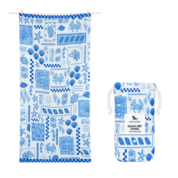 XL Grecian Shores Beach Towel