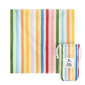 Candy Stripes Picnic Blanket