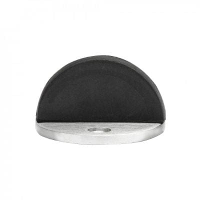 Oval Door Stop Satin Stainless Steel - 46mm x 26mm