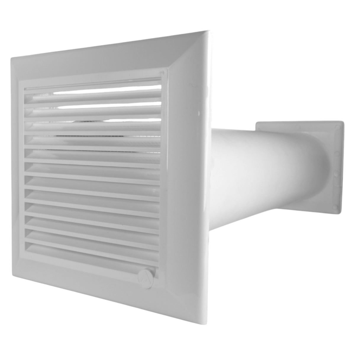 Duo Smart DS4178 Vent Through Wall Ventilation Kit 100mm Pipe with White Vent