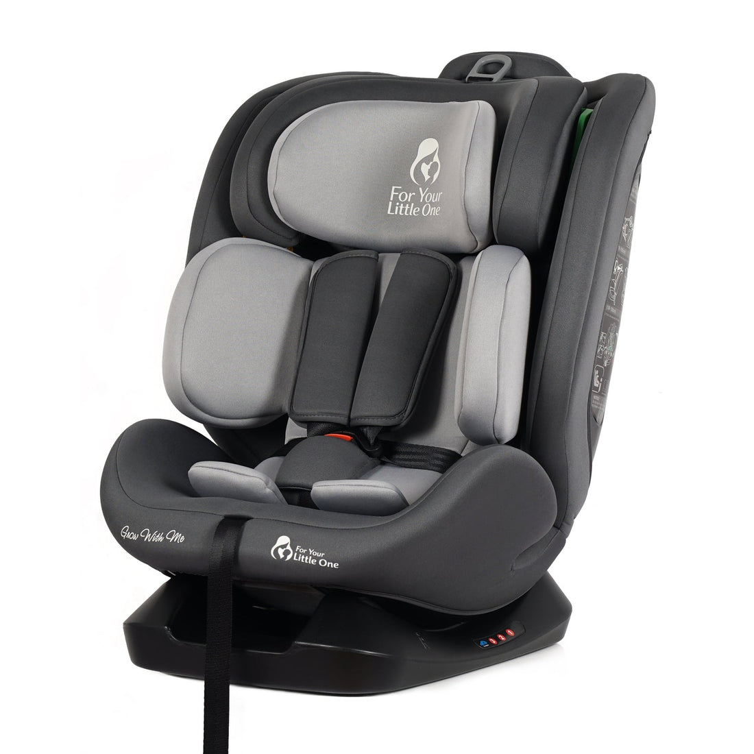 For Your Little One GrowWithMe 0/1/2/3 i-Size Car Seat - Slate Mist (Birth-12 Years)