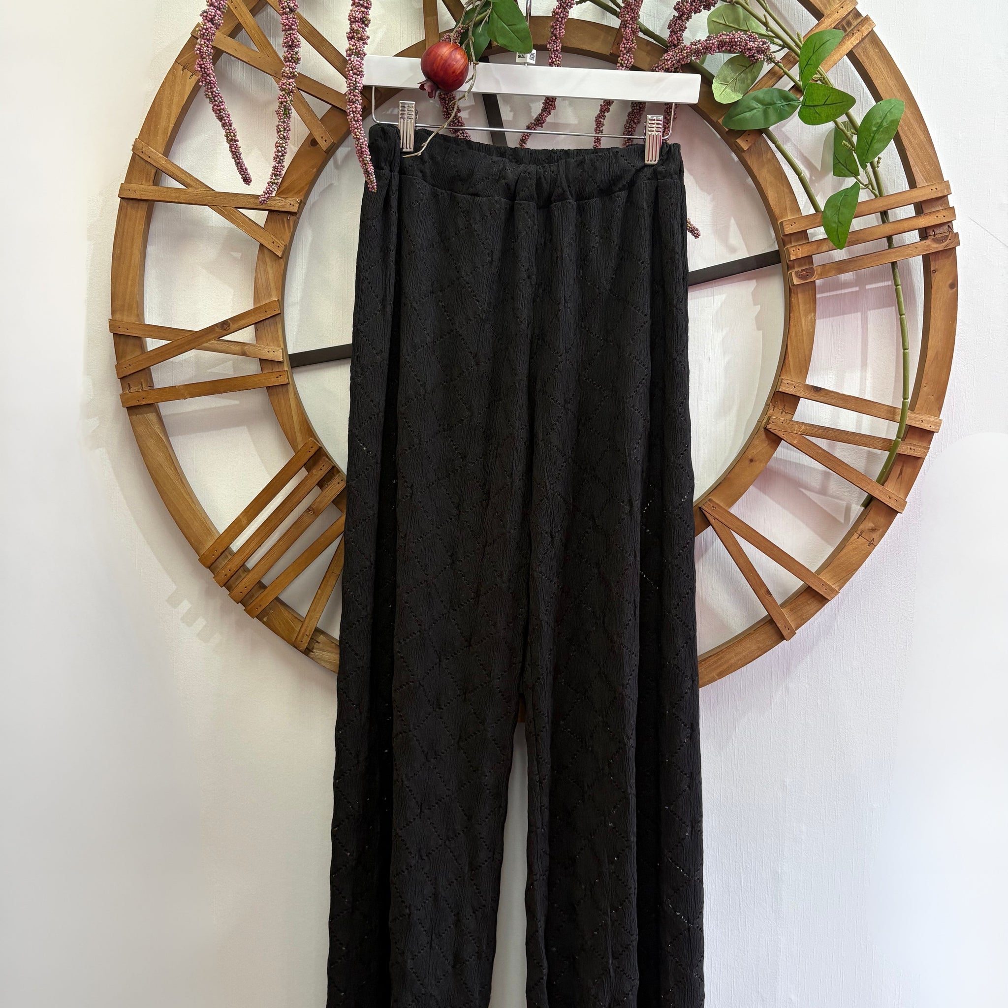 Luxtyle Diamond Pattern Trousers – One Size (Fits 8–18)