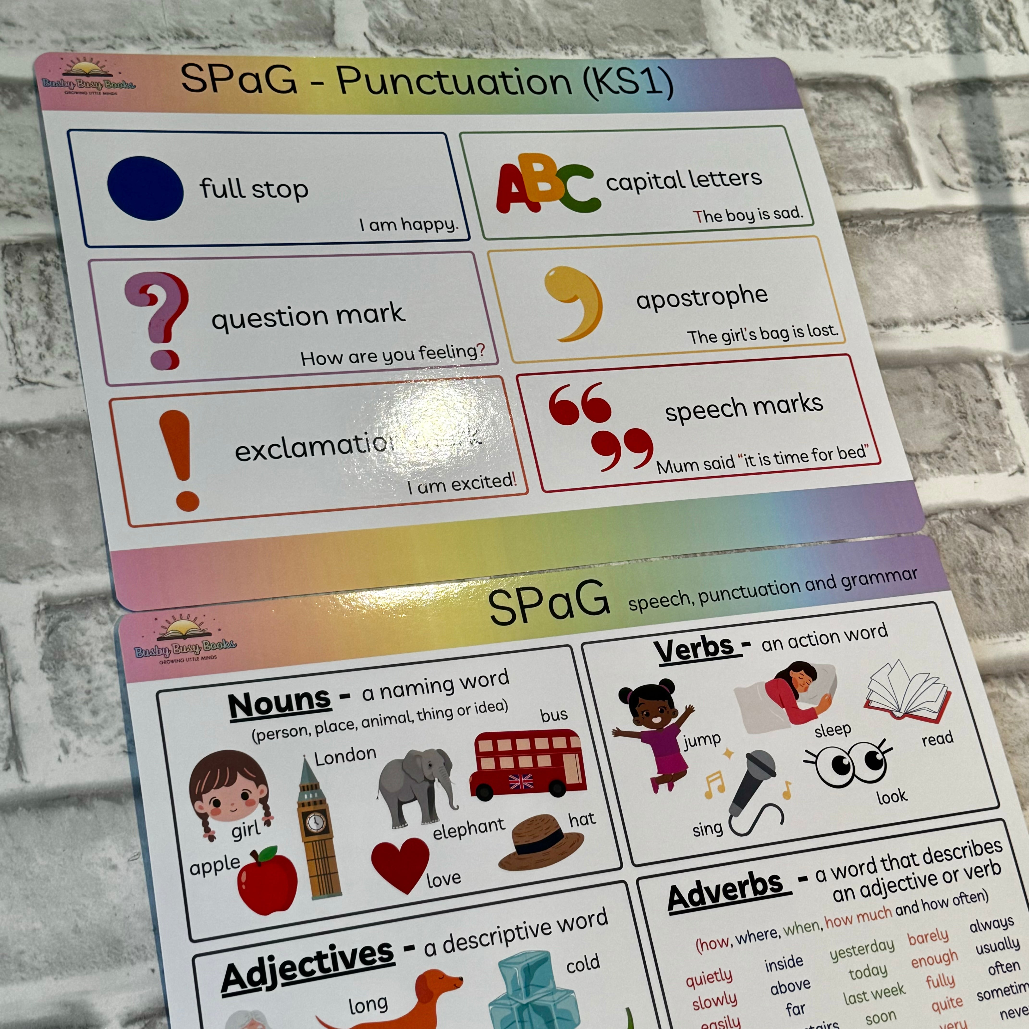 Spelling Punctuation & Grammar (SPAG) KS1