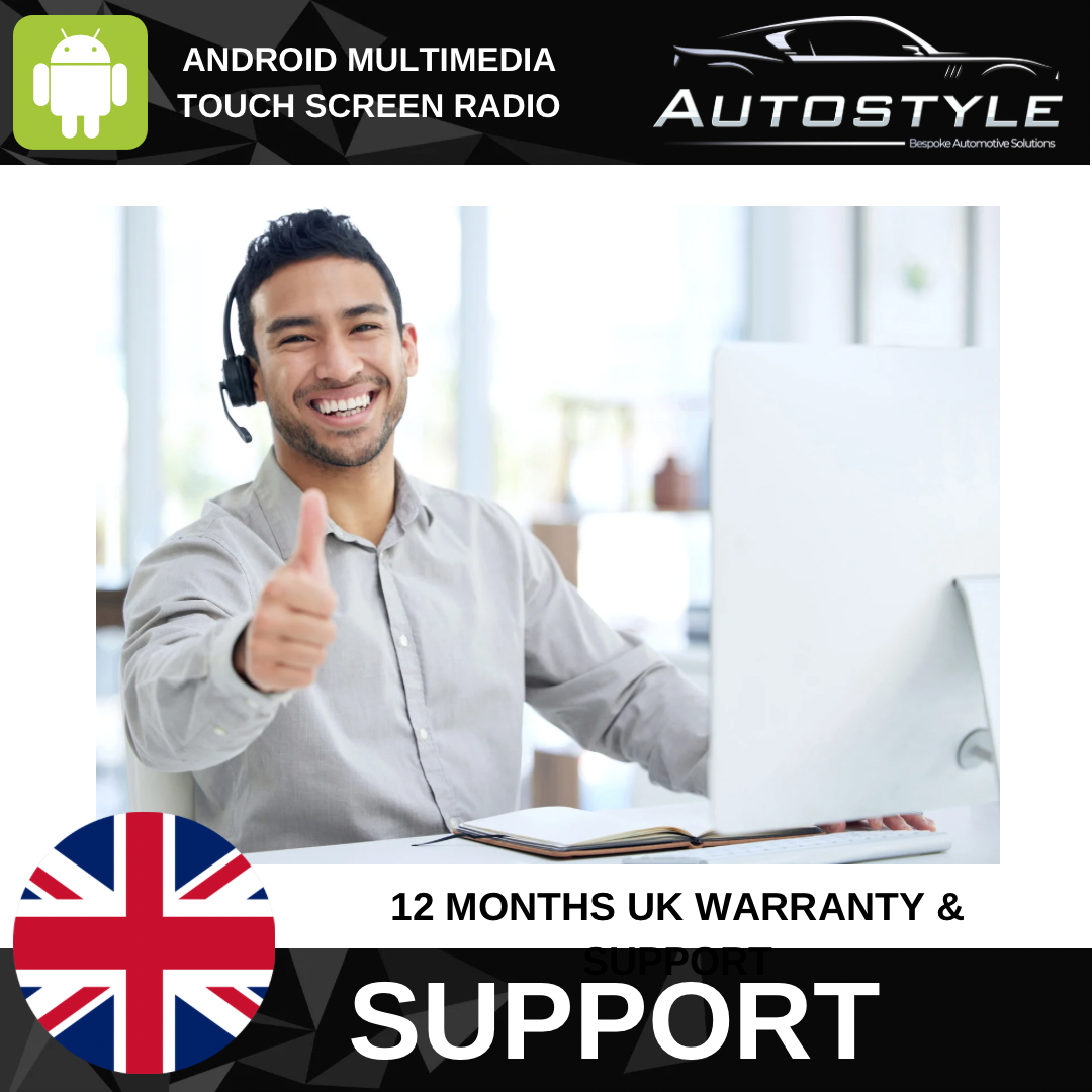 Vauxhall Opel Vivaro Renault Trafic Apple Carplay / Android Auto 9" Stereo Upgrade