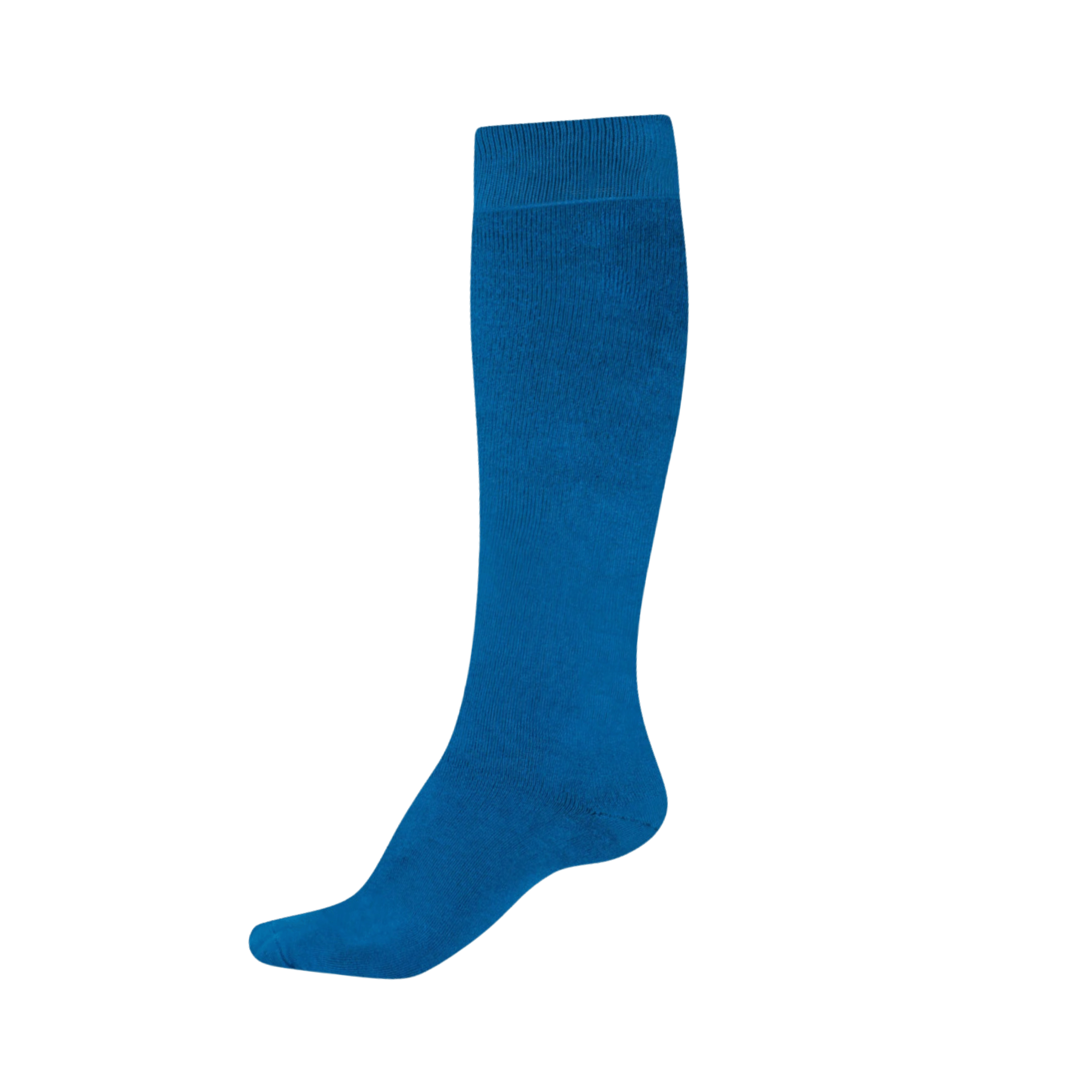 Knee-High Bamboo Thermal Socks -  Wellington Boots Socks Organic Thermal - Blue