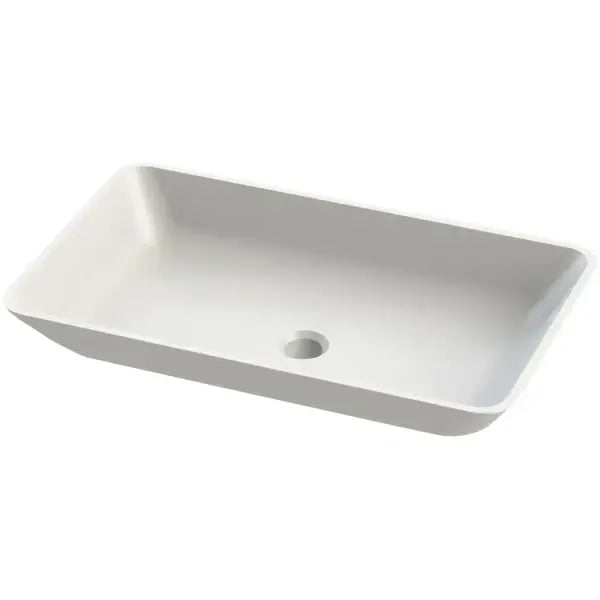 Elvis Rectangle Solid Surface Basin - 596 x 353 x 88mm