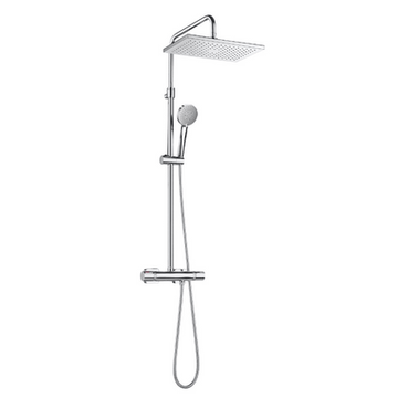 Even-T Square Thermostatic Shower Column