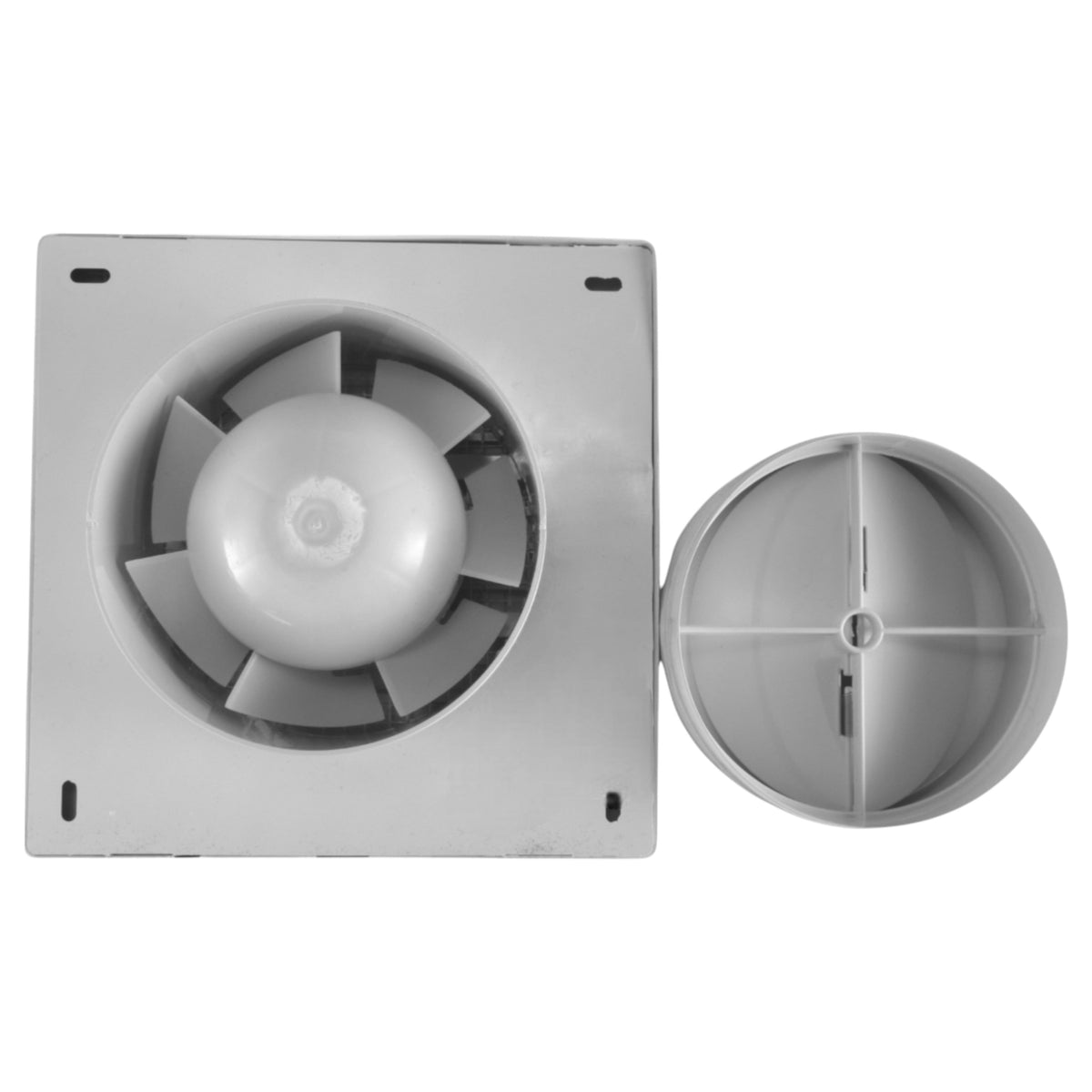 Styl Timer/Humidistat Fan Through Wall Ventilation Kit 100mm Pipe Brown Vent