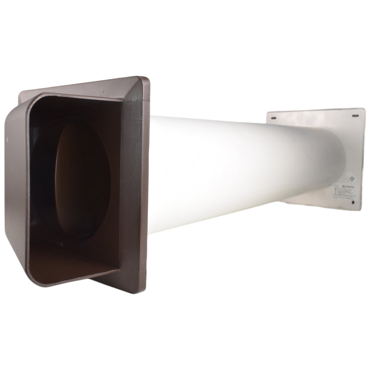 Styl Timer/Humidistat Fan Through Wall Ventilation Kit 100mm Pipe Brown Vent