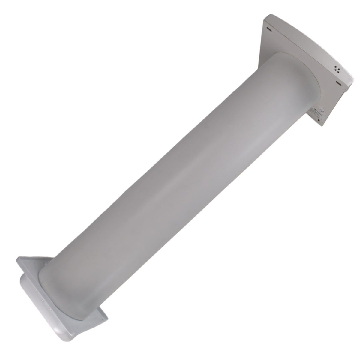 Styl Fan with Timer Through Wall Ventilation Kit with 100mm Pipe and White Vent