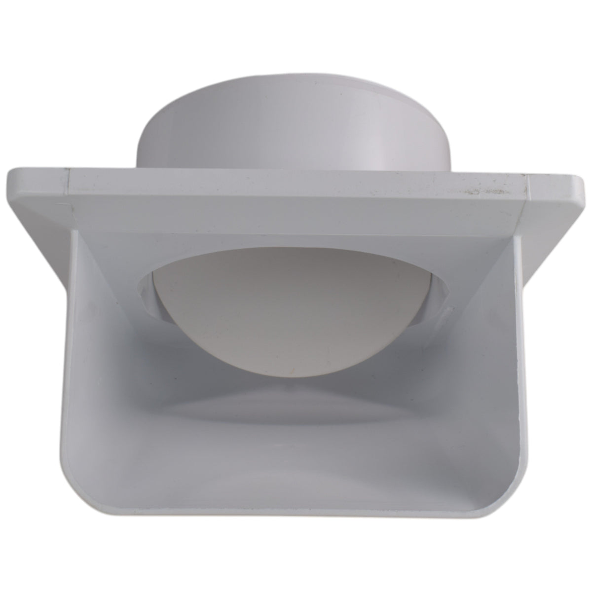Styl Fan with Timer Through Wall Ventilation Kit with 100mm Pipe and White Vent