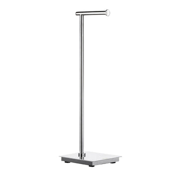 Smedbo Outline Lite Freestanding Toilet Roll Holder Square Base Polished Steel