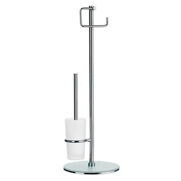 Smedbo Outline Freestanding Toilet Butler Polished Chrome