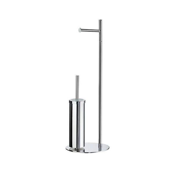 Smedbo Outline Freestanding Toilet Butler All Chrome Polished