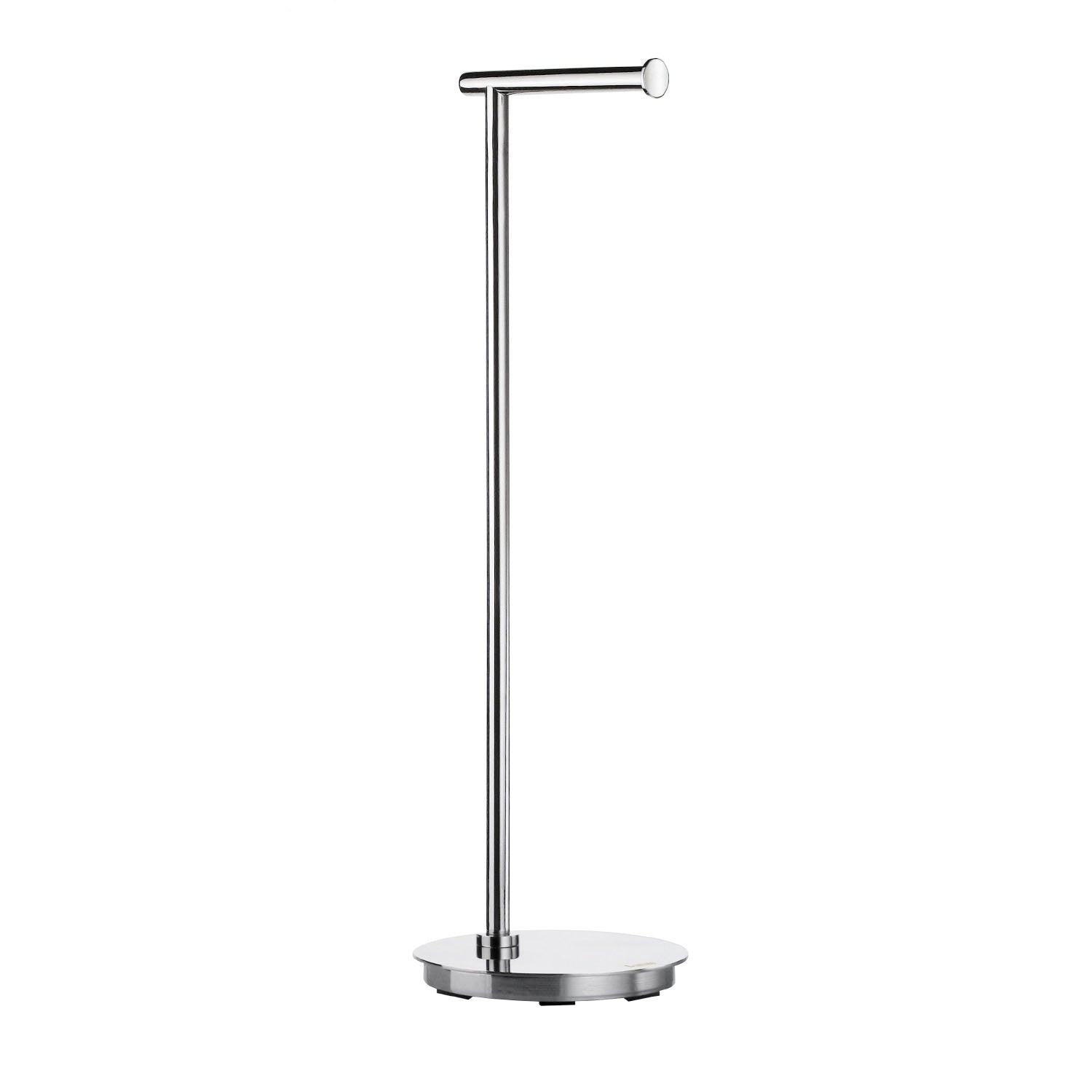 Smedbo Outline Lite FK606 Freestanding Toilet Roll Holder — Circular Base