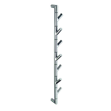 Smedbo Outline Lite FK630 Wall-Mounted Hook Rail — 7 Swivel Hooks