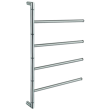 Smedbo Outline Lite FK634 Swing Arm Towel Rail — 4 Arms, Wall-Mounted