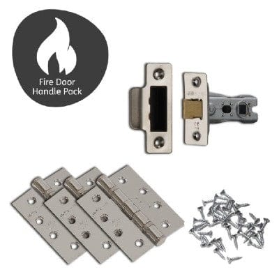 Struma PNP Lever / Round Rose Fire Door Pack