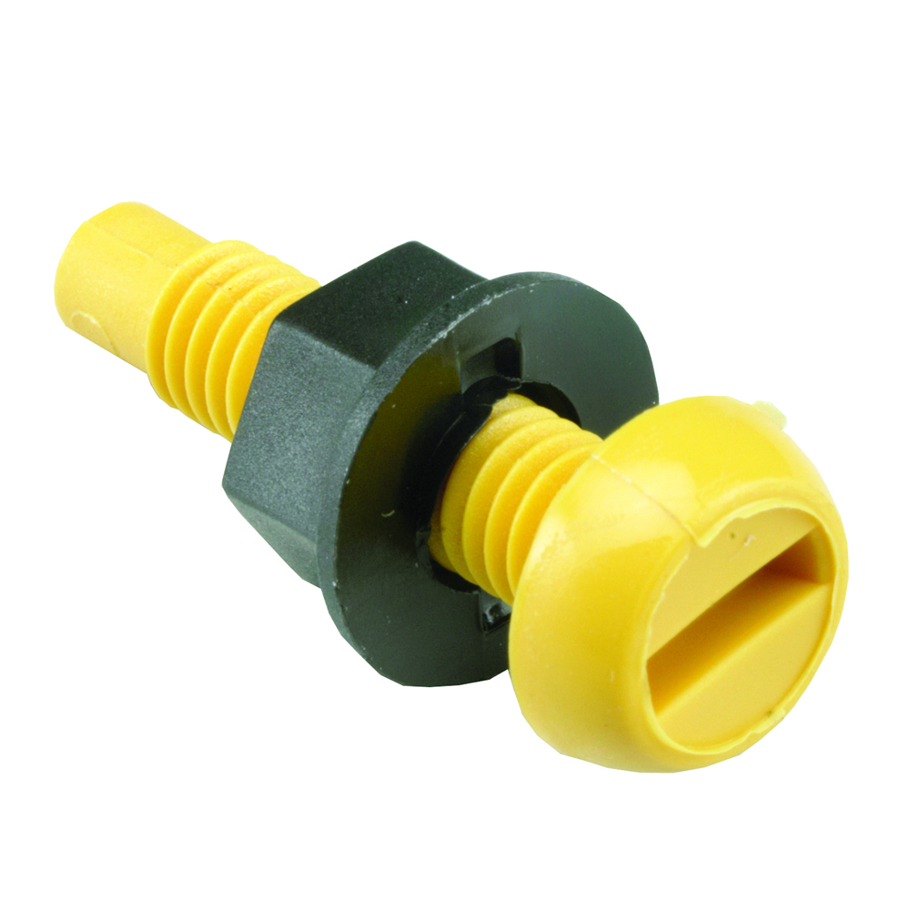 Number Plate Fixing Kit Nylon Nuts & Bolts - 6 pack