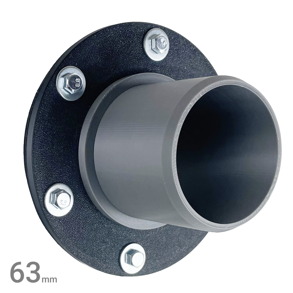 Dust Extraction Flange Adapter - Machine to Hose Connector 63mm