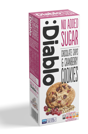 No Added Sugar Chocolate Chip & Cranberry Cookies (135g)