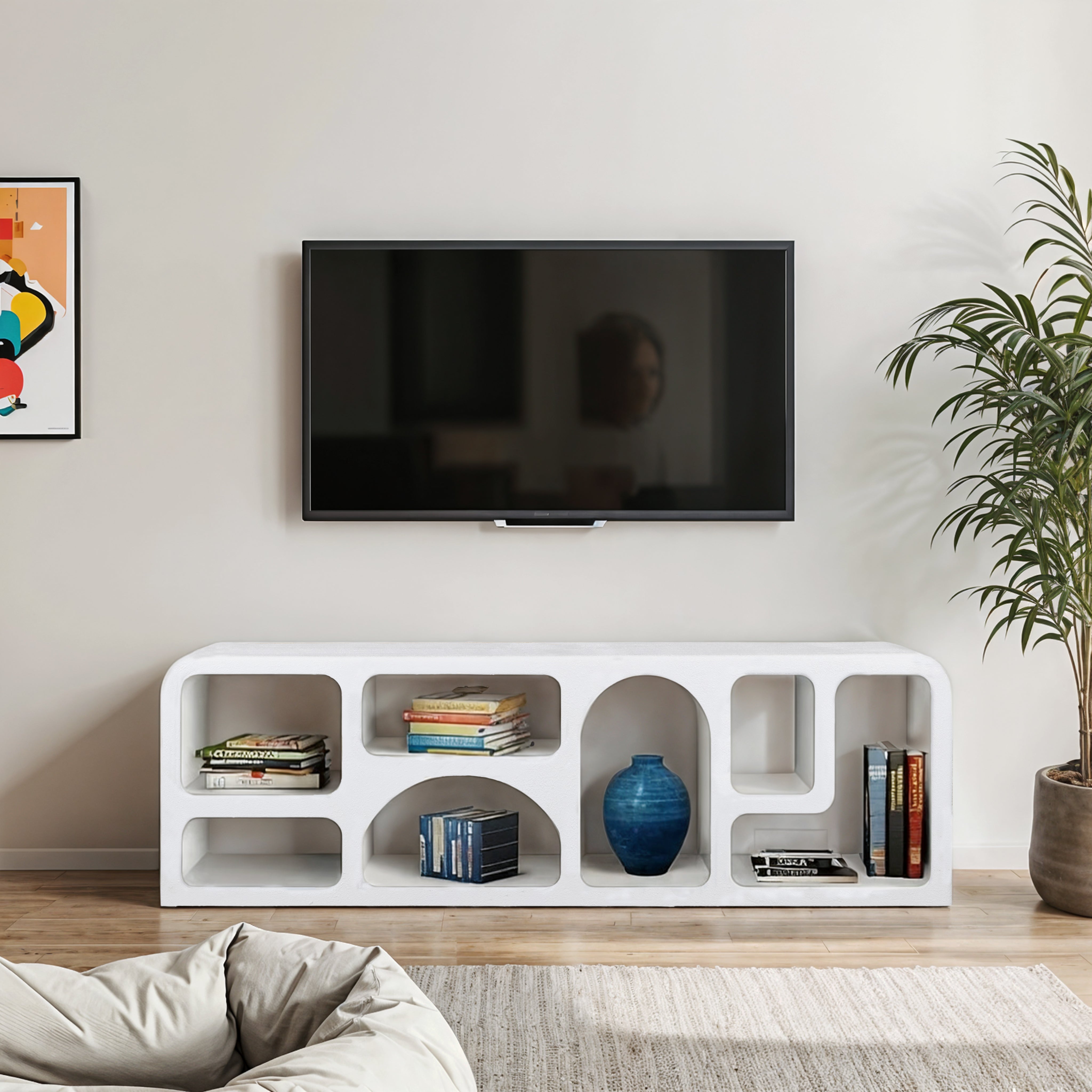 Udaipur Geometric Large Tv Cabinet