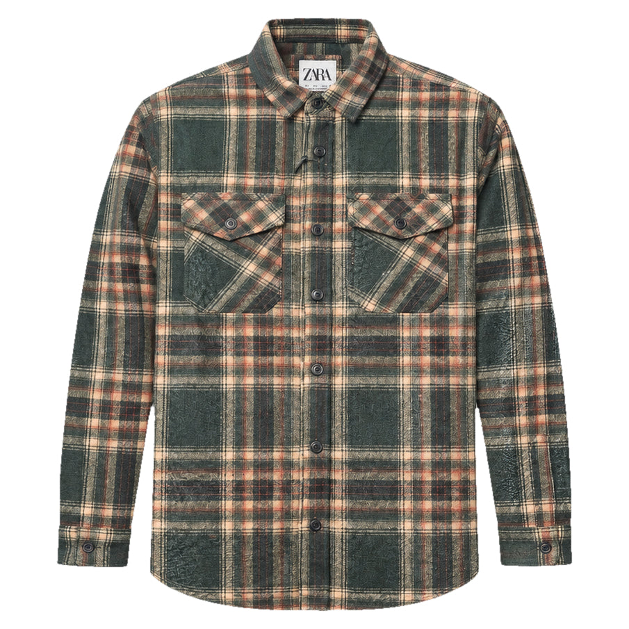 Ex High Street Brushed Cotton Overshirt
