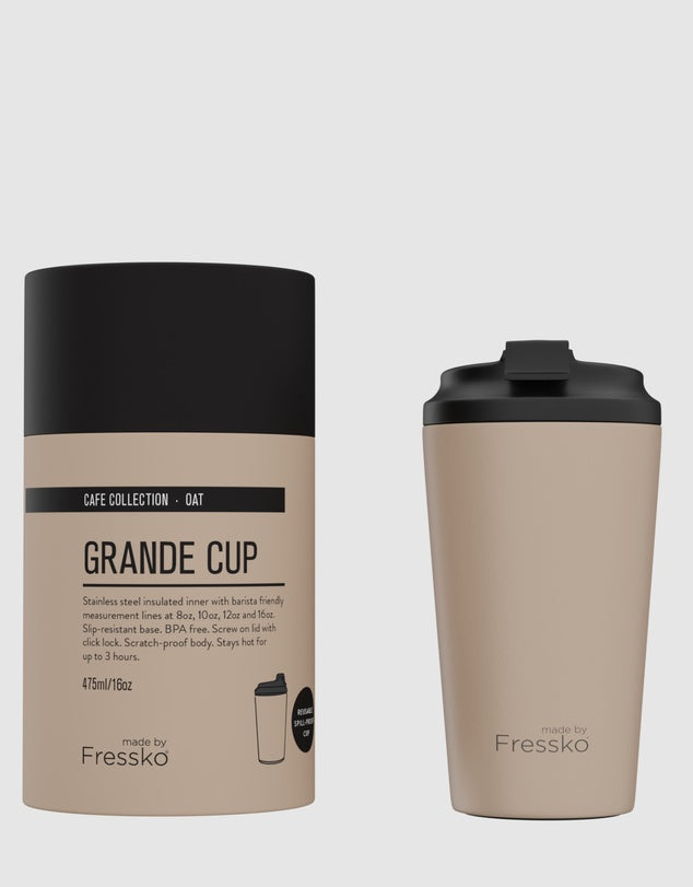 Fressko Reusable Cup/Travel Mug - Oat