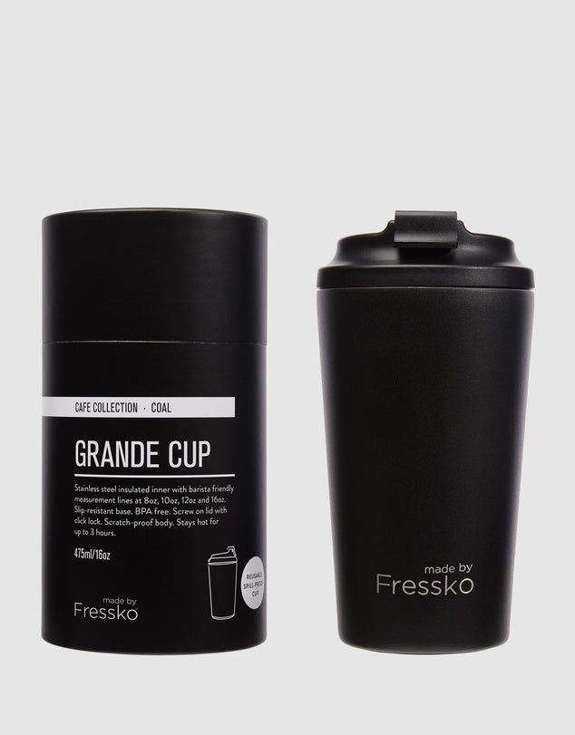 Fressko Reusable Cup/Travel Mug - Coal