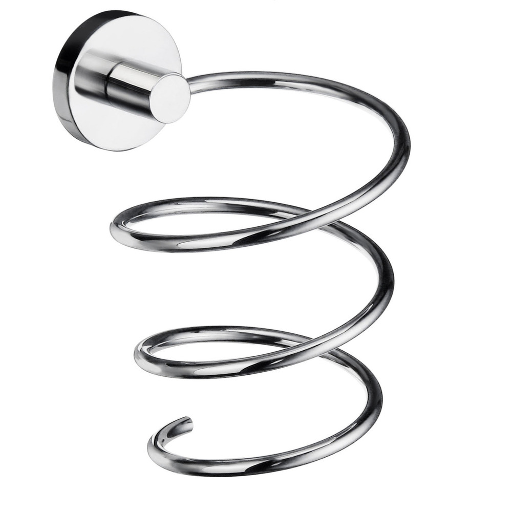 Smedbo Home HK323 Wall-Mounted Hair Dryer Holder — Polished Chrome