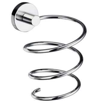 Smedbo Home HK323 Wall-Mounted Hair Dryer Holder — Polished Chrome