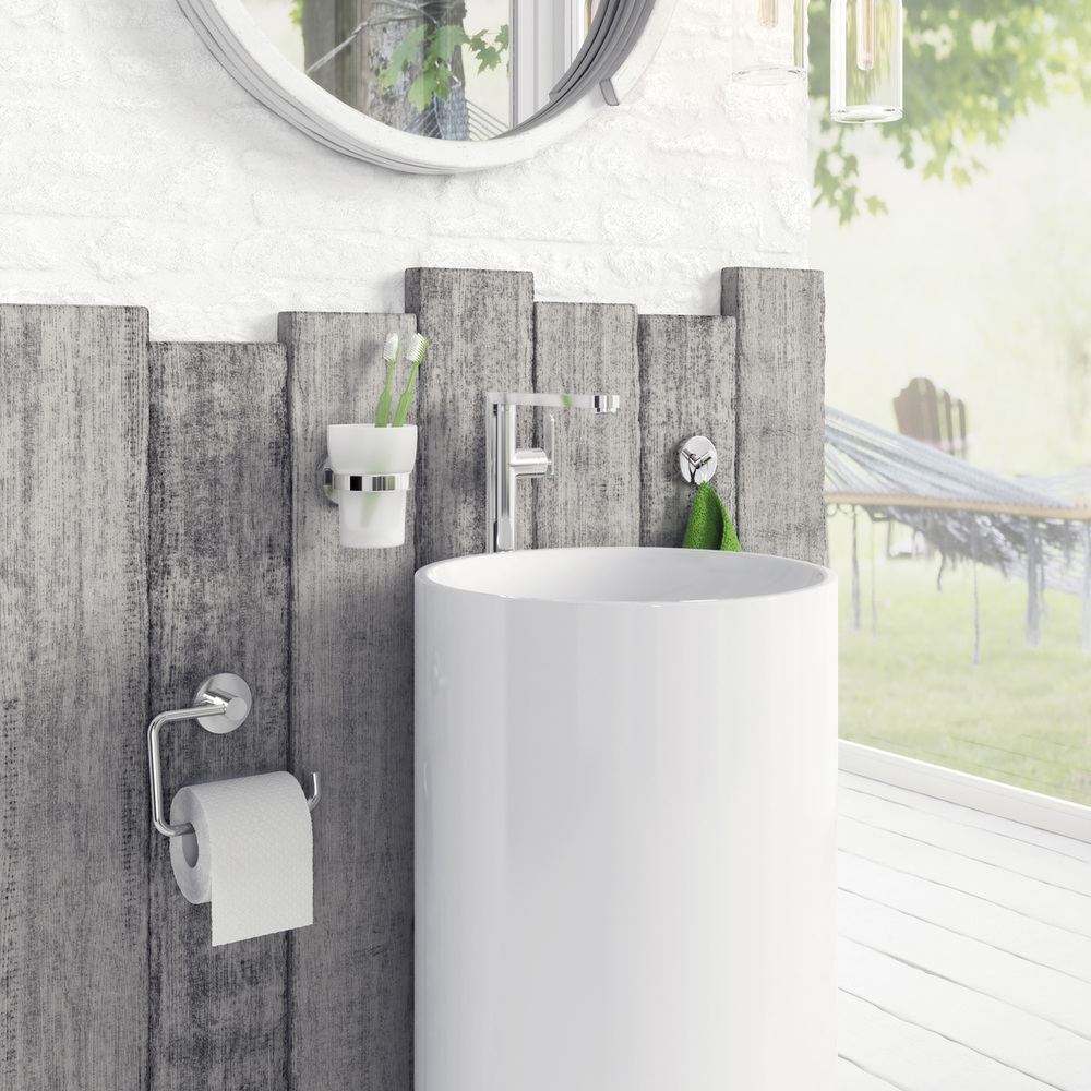 Smedbo Home Toilet Roll Holder Polished Chrome HK341