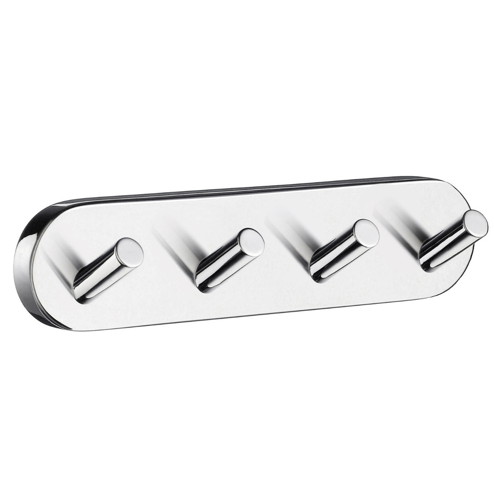 Smedbo Home Quadruple Hook Rack HK359 Polished Chrome