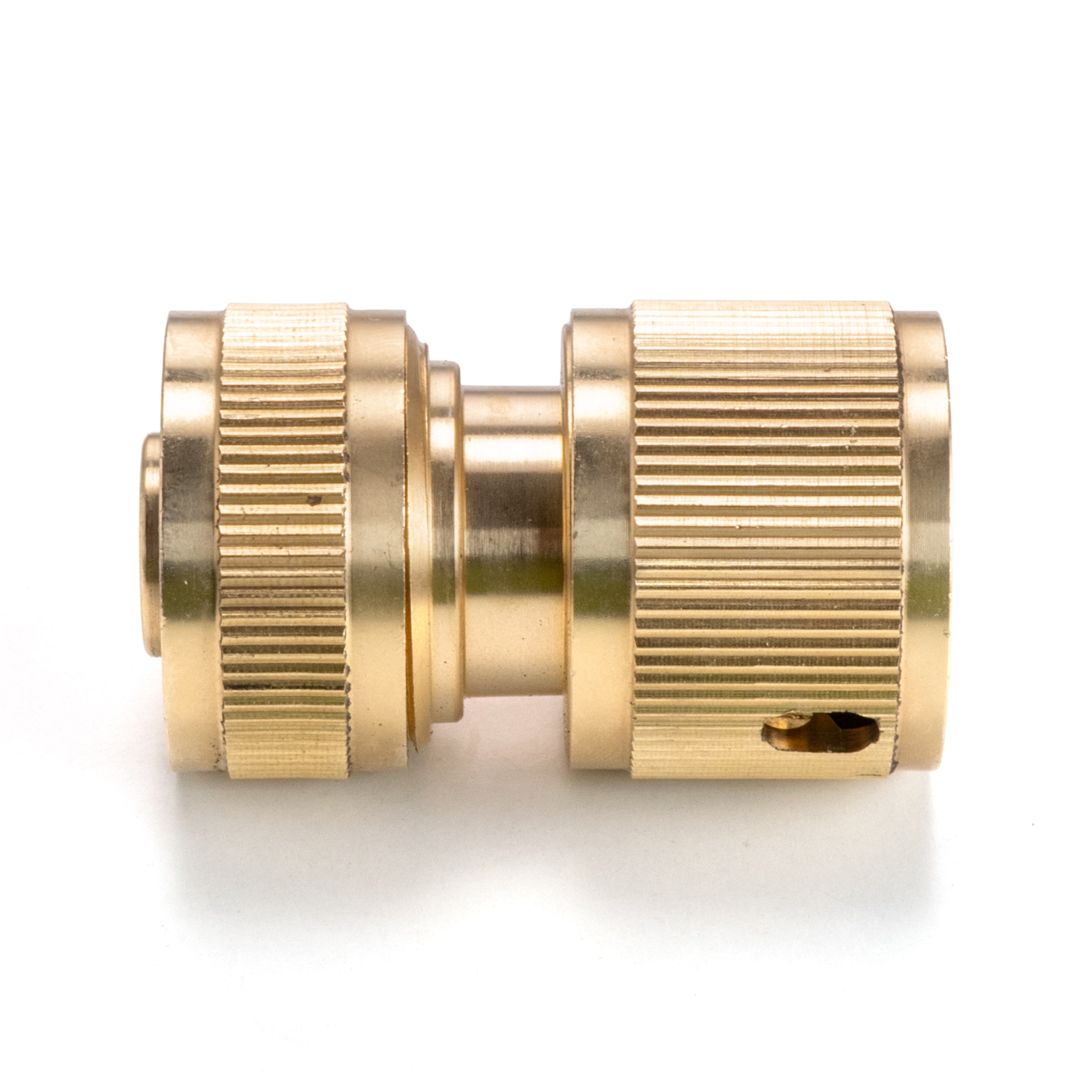 Three Way Tap Splitter Brass 3/4" BSP with Quick Connect and Hose Fittings