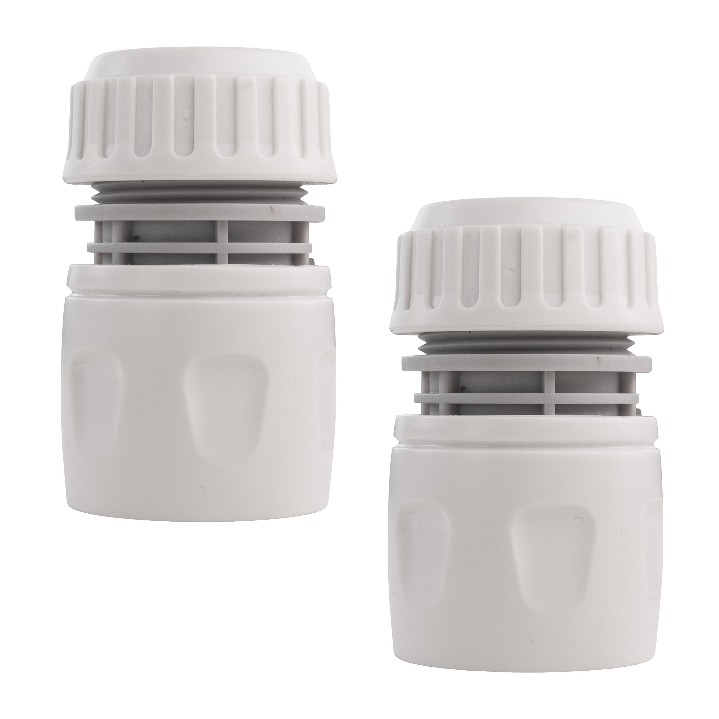 Female Hose Connector, 1/2" or 5/8" Hose,Gray