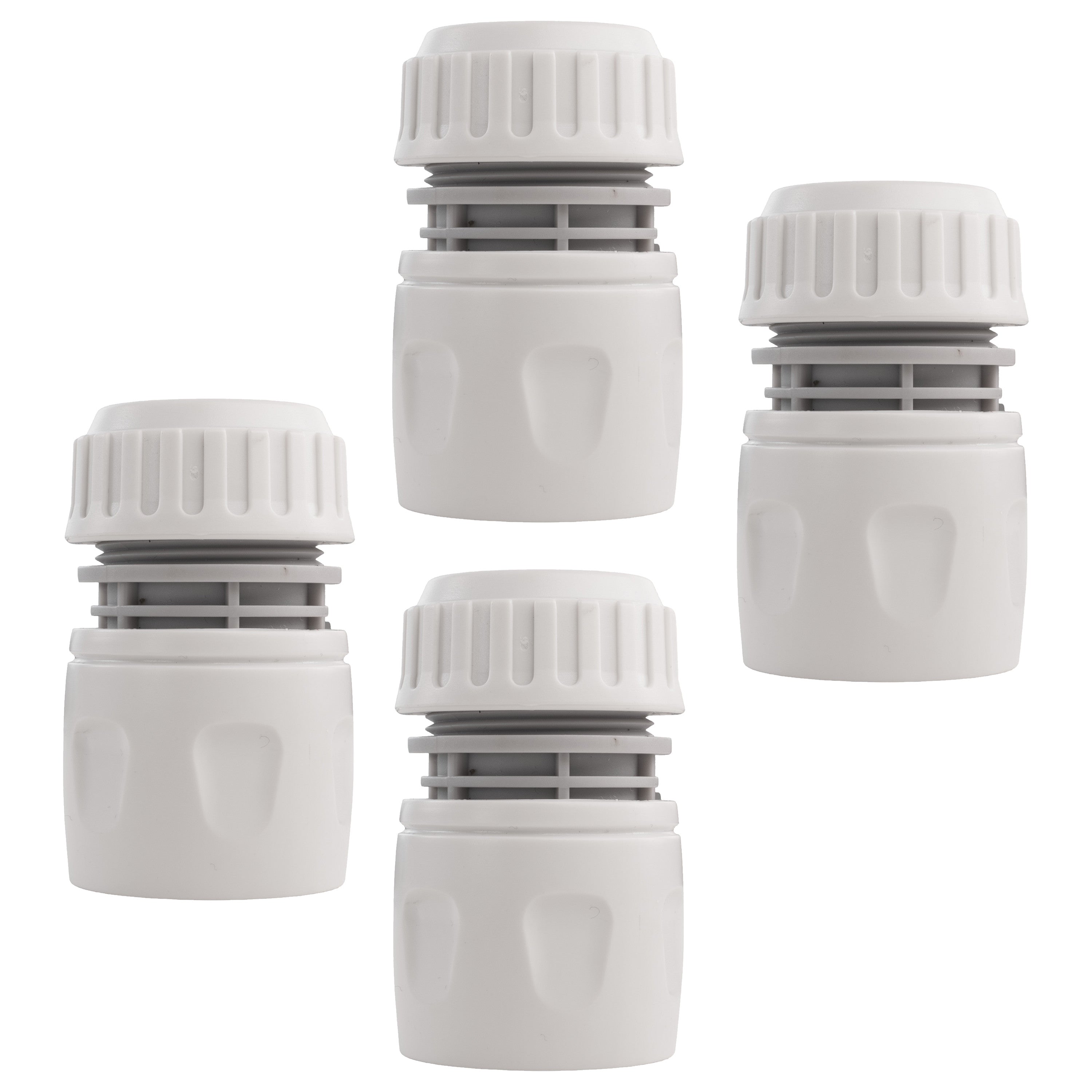 Female Hose Connector, 1/2" or 5/8" Hose,Gray